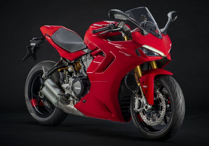 Ducati Supersport 2021 guna panel badan, lampu baru 1213359