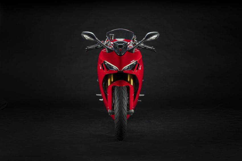 Ducati Supersport 2021 guna panel badan, lampu baru 1213354