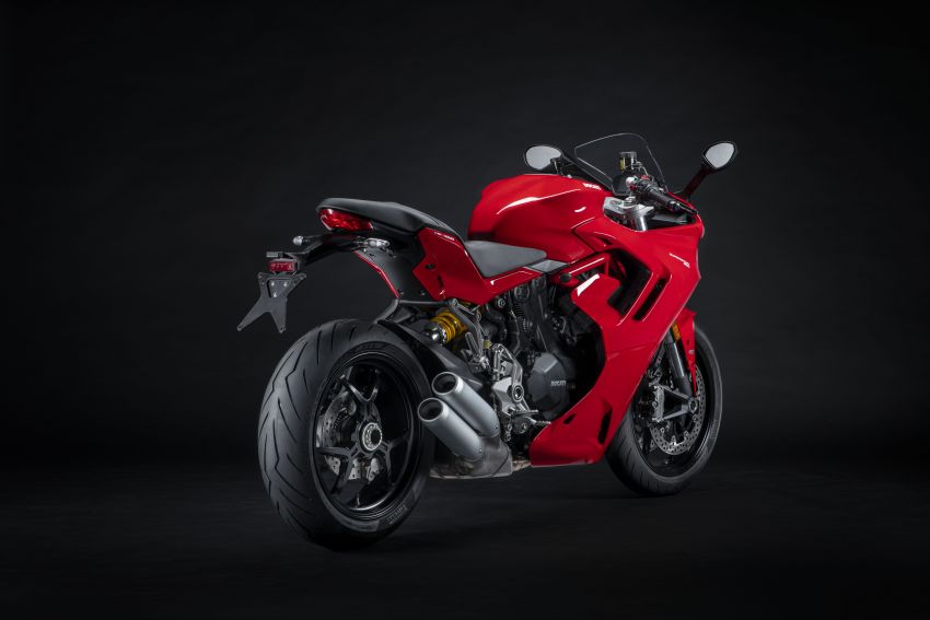 Ducati Supersport 2021 guna panel badan, lampu baru 1213332