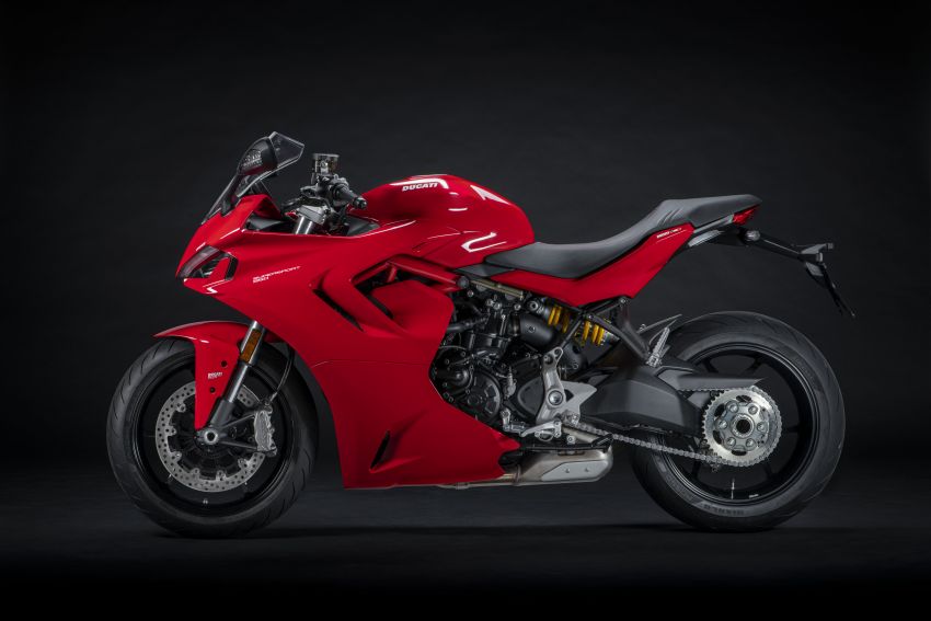 Ducati Supersport 2021 guna panel badan, lampu baru 1213329