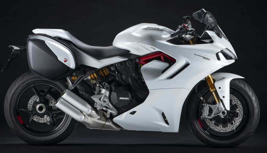 Ducati Supersport 2021 guna panel badan, lampu baru 1213396