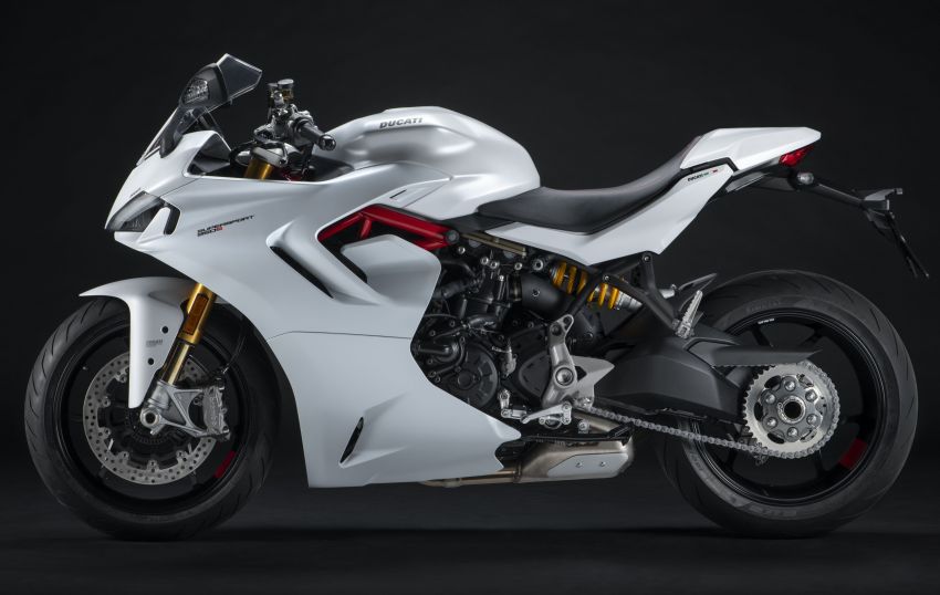 Ducati Supersport 2021 guna panel badan, lampu baru 1213395