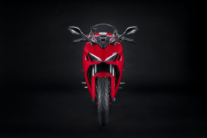 Ducati Supersport 2021 guna panel badan, lampu baru 1213325