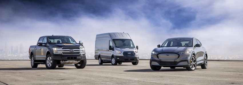 Ford E-Transit debuts – 266 hp/430 Nm, up to 201 km range from 67 kWh battery; eight body configurations 1209293