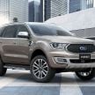 2021 Ford Everest in Thailand – Sport grille standard, 10-year/150,000 km driveline warranty till year-end