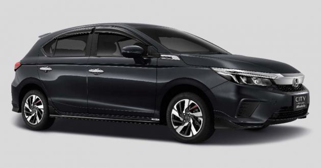 Honda City Hatchback 2021 dengan aksesori Modulo