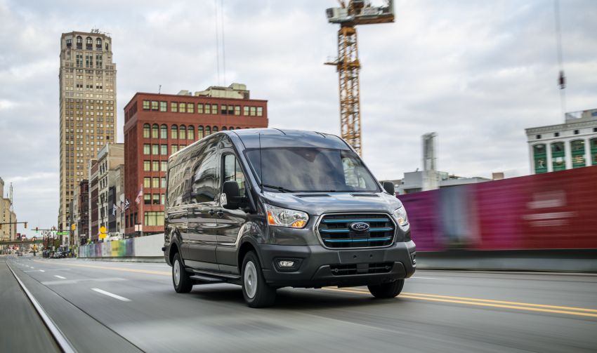 Ford E-Transit debuts – 266 hp/430 Nm, up to 201 km range from 67 kWh battery; eight body configurations 1209278