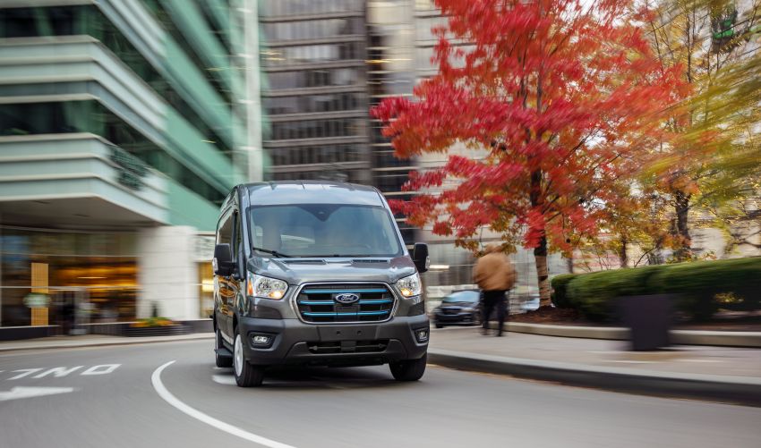 Ford E-Transit debuts – 266 hp/430 Nm, up to 201 km range from 67 kWh battery; eight body configurations 1209277