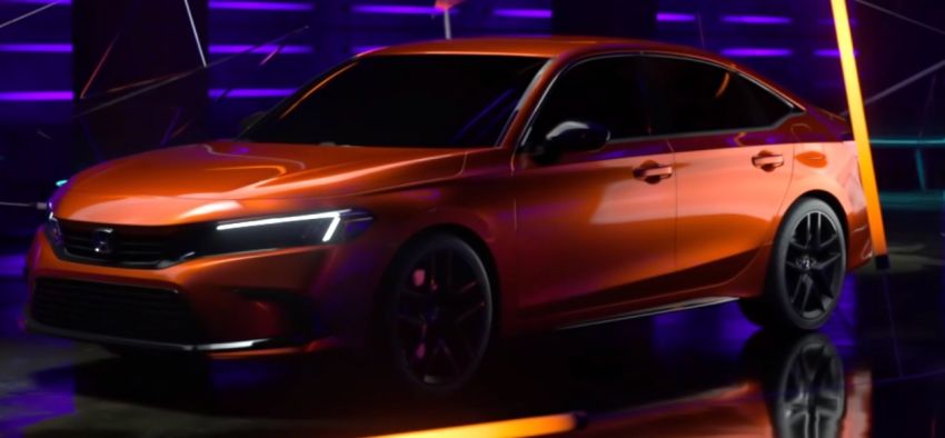 2022 Honda Civic debuts in prototype form – 11th-gen C-segment sedan previewed with all-new design Image #1211597