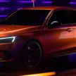 2022 Honda Civic – official image of production sedan