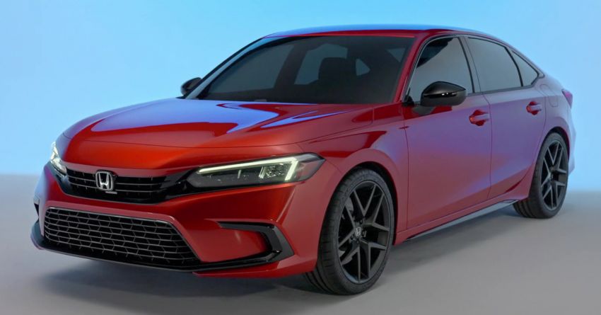 2022 Honda Civic debuts in prototype form – 11th-gen C-segment sedan previewed with all-new design Image #1212542