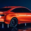 2022 Honda Civic debuts in prototype form – 11th-gen C-segment sedan previewed with all-new design
