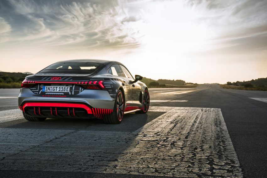 Audi RS e-tron GT teased – dual-motor electric four-door coupé with 646 PS, 830 Nm, around 400 km range 1204993