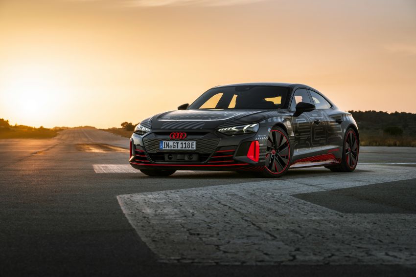 Audi RS e-tron GT teased – dual-motor electric four-door coupé with 646 PS, 830 Nm, around 400 km range 1205017