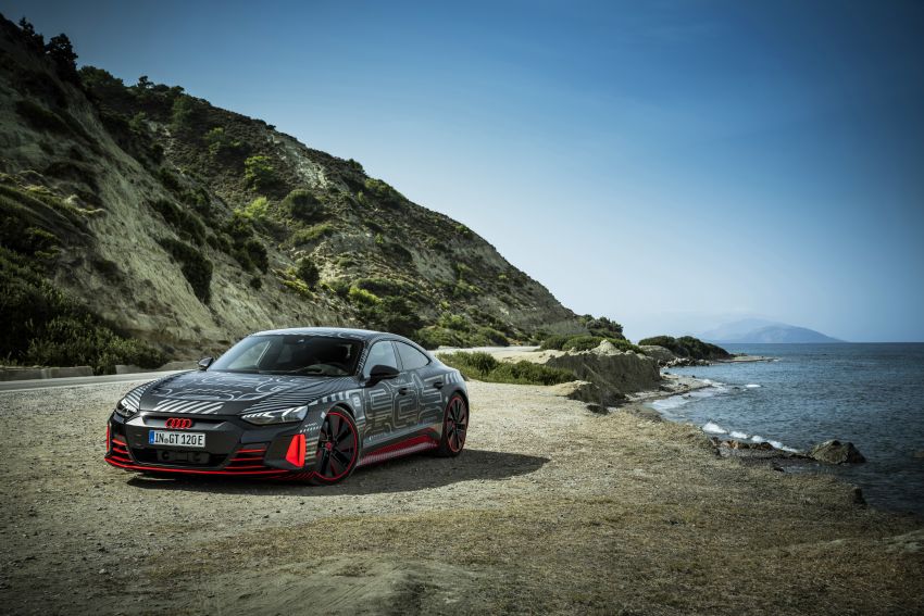 Audi RS e-tron GT teased – dual-motor electric four-door coupé with 646 PS, 830 Nm, around 400 km range 1205054