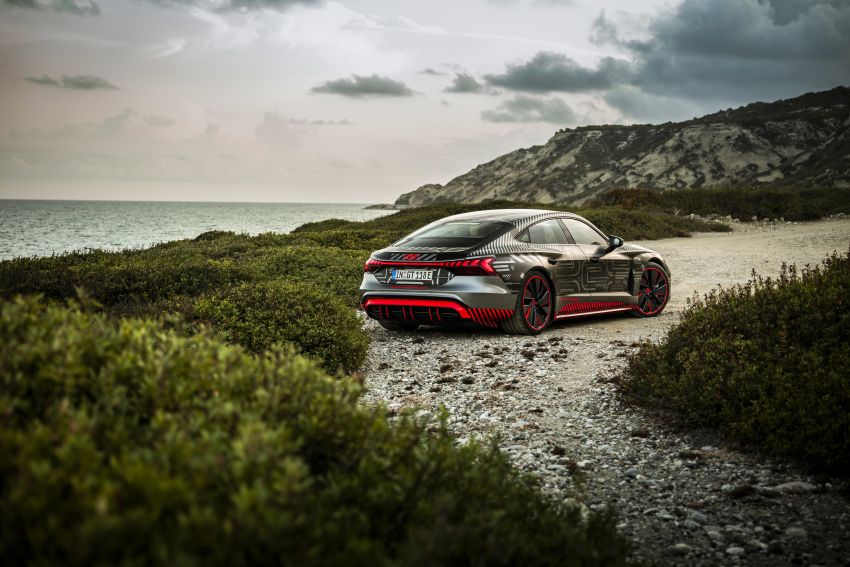 Audi RS e-tron GT teased – dual-motor electric four-door coupé with 646 PS, 830 Nm, around 400 km range 1205069