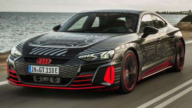 Audi RS e-tron GT teased – dual-motor electric four-door coupé with 646 PS, 830 Nm, around 400 km range