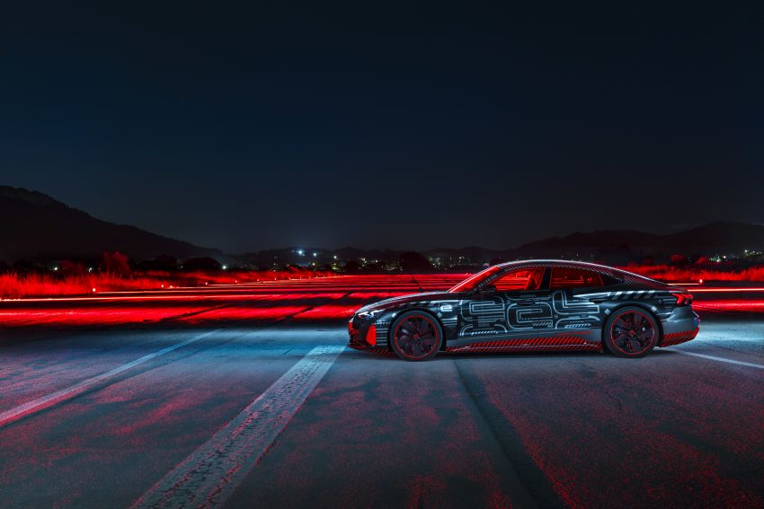 Audi RS e-tron GT teased – dual-motor electric four-door coupé with 646 PS, 830 Nm, around 400 km range 1205078