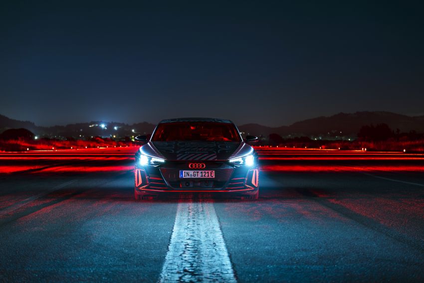 Audi RS e-tron GT teased – dual-motor electric four-door coupé with 646 PS, 830 Nm, around 400 km range 1205082