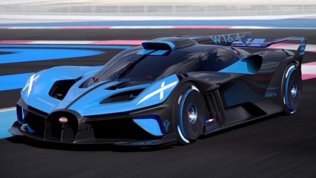 Bugatti Bolide revealed – track-only hypercar with 1,850 PS, 1,240 kg weight, 5:23.1 Nürburgring lap time