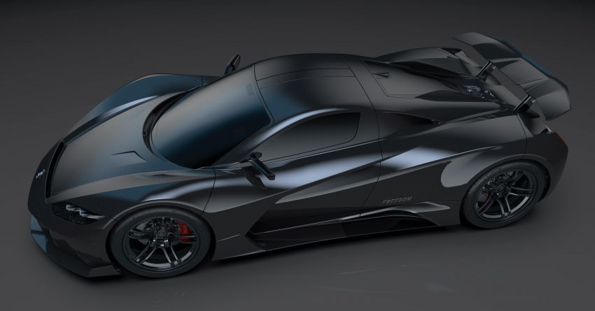 Elation Freedom revealed – new hypercar with EV or ICE powertrain; up to 1,903 hp; 0-100 km/h under 1.8s 1213403