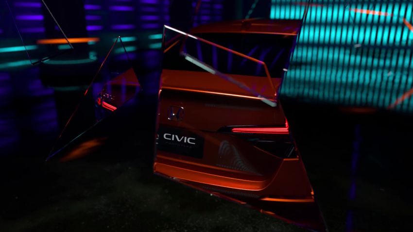 Eleventh-generation Honda Civic prototype gets teased – official debut to take place on November 17 1209002