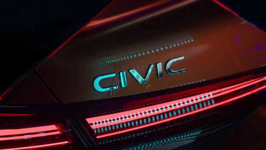 <em>Teaser</em> Honda Civic Prototaip generasi ke-11 disiar, bakal buat kemunculan sulung global pada 17 Nov 1209010