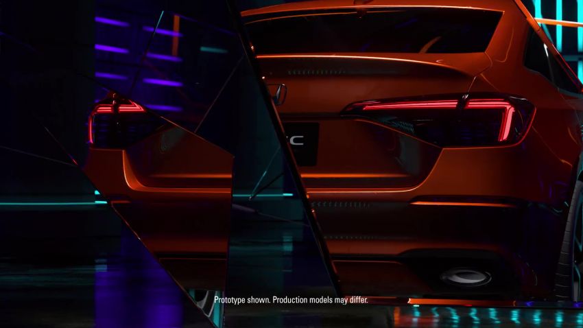 Eleventh-generation Honda Civic prototype gets teased – official debut to take place on November 17 1208991