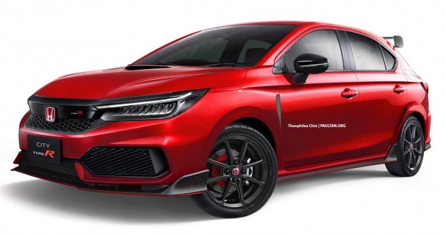 Honda City Type R: high-performance hatch rendered
