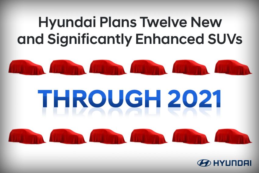 Hyundai plans for 12 new and updated SUVs in the US by end-2021 – ICE, hybrid, PHEV and BEV models 1206525