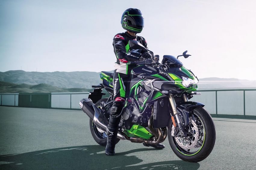 2021 Kawasaki Z H2 SE gets electronic suspension 1215839