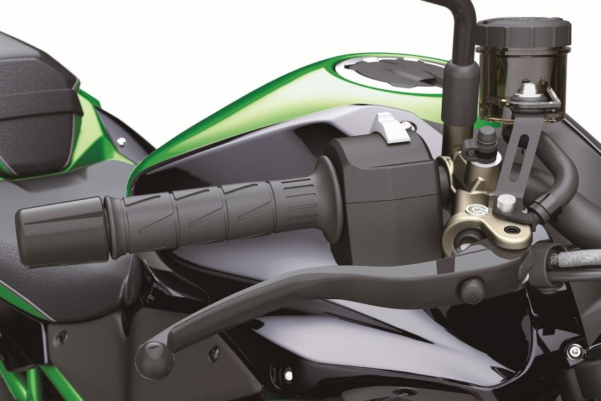 2021 Kawasaki Z H2 SE gets electronic suspension 1215833