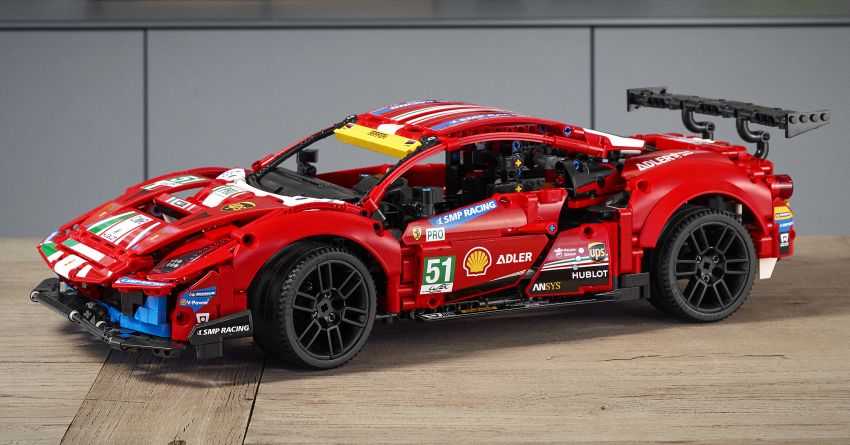 Lego Technic Ferrari 488 GTE revealed – RM799.90 1215981