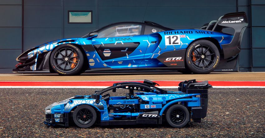 Lego Technic McLaren Senna GTR revealed – 830-piece set with moving V8, dihedral doors, blue livery 1218569
