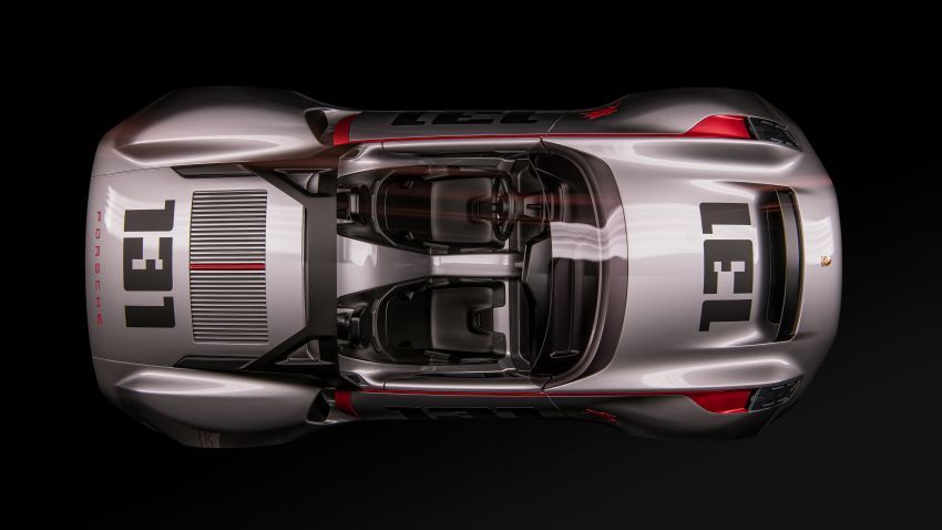 Porsche tunjuk kajian rekaan bagi model 919 Street, Vision Spyder dan Renndienst 6-tempat duduk 1209335