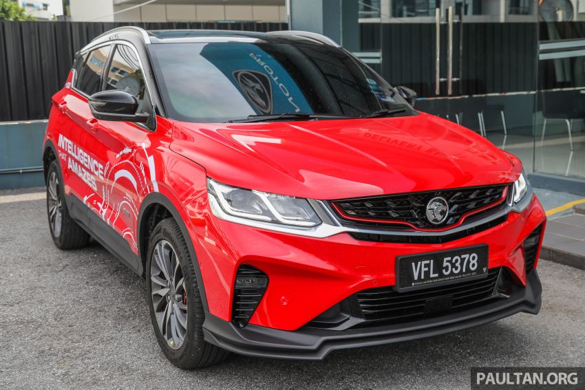 2020 Proton X50 with optional RM3,500 Urban package – powered tailgate, toll reader, coil mats, sunshades 1208565