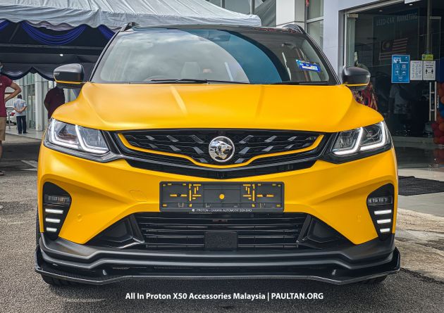 Proton X50 – first mods debut with this ‘Bumblebee’