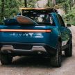 Rivian R1T electric pick-up truck demonstrates its 1,095 mm water fording capability in a flooded pool