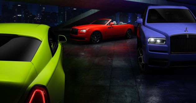 Rolls-Royce releases Neon Nights colours for Black Badge models – only four examples of each worldwide