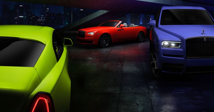 Rolls-Royce releases Neon Nights colours for Black Badge models – only four examples of each worldwide 1216115