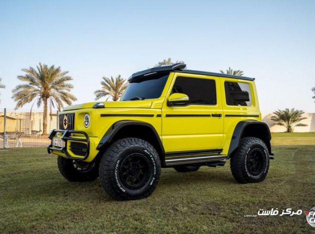 Suzuki Jimny pakai kit badan untuk menjelma jadi Mercedes-Benz G 500 4×4² — nampak sama!