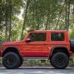 Suzuki Jimny with G-Class conversion kit takes on the Mercedes-Benz G500 4×4² – look at the size difference!