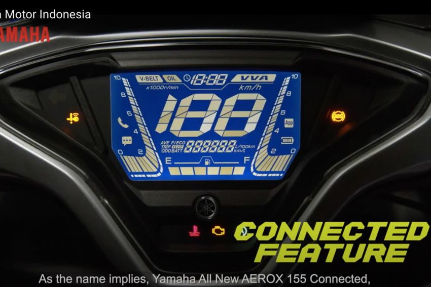 Yamaha Aerox/NVX 155 Connected tiba di Indonesia – penampilan baru, boleh sambung kepada telefon 1202361
