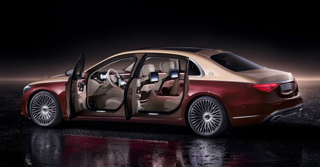 Z223 Mercedes-Maybach S-Class debuts – ultra-posh, tech-loaded flagship limo with 3,396 mm wheelbase