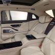 Z223 Mercedes-Maybach S-Class debuts – ultra-posh, tech-loaded flagship limo with 3,396 mm wheelbase