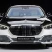 Z223 Mercedes-Maybach S-Class debuts – ultra-posh, tech-loaded flagship limo with 3,396 mm wheelbase
