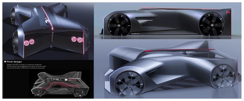 Nissan GT-R (X) Concept 2050 – gambaran model masa depan, bergerak guna kawalan minda pemandu 1227394