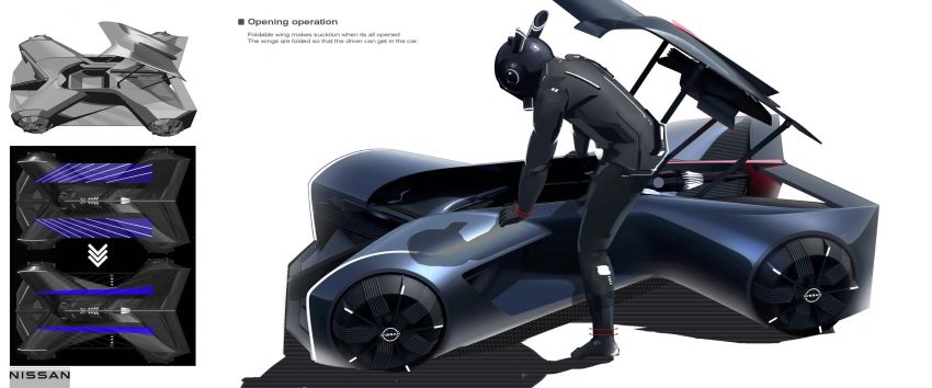 Nissan GT-R (X) 2050 concept – mind control driving 1225824