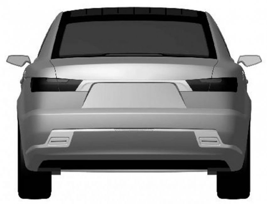 Mitsubishi Galant generasi ke-10 – rekaan sudah dipatenkan pada 2009, tak jadi untuk diproduksi 1225036