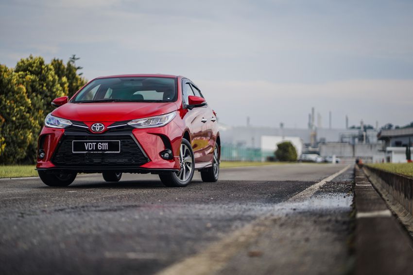 2021 Toyota Yaris facelift launched in Malaysia – now with AEB, LDA; LED headlamps standard, from RM71k 1225505